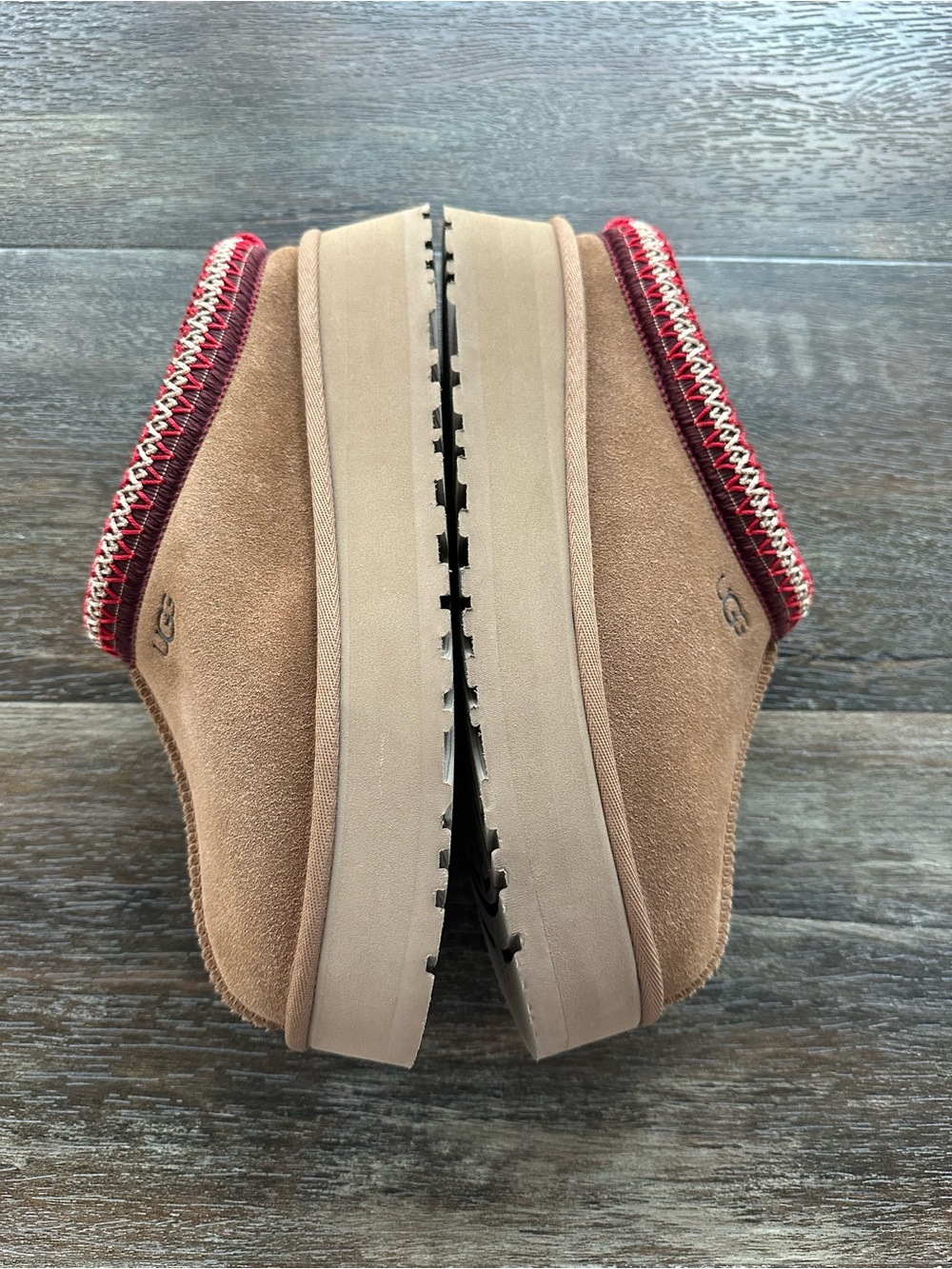 NWOT UGG Tazz II Platform Slippers Chestnut Women’s 8 - Picture 5 of 8